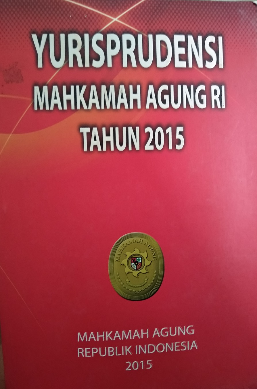 YURISPRUDENSI MAHKAMAH AGUNG RI TH 2015