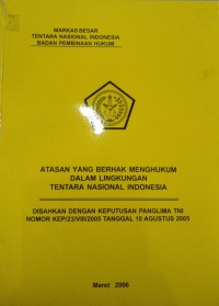 Image of Atasan yang Berhak Menghukum dalam Lingkungan TNI