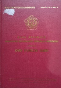 Buku petunjuk ABRI tentang Dwi Pungsi Abri