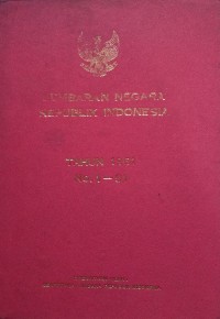 Lembaran Negara RI tahun 1961 No. 1-91